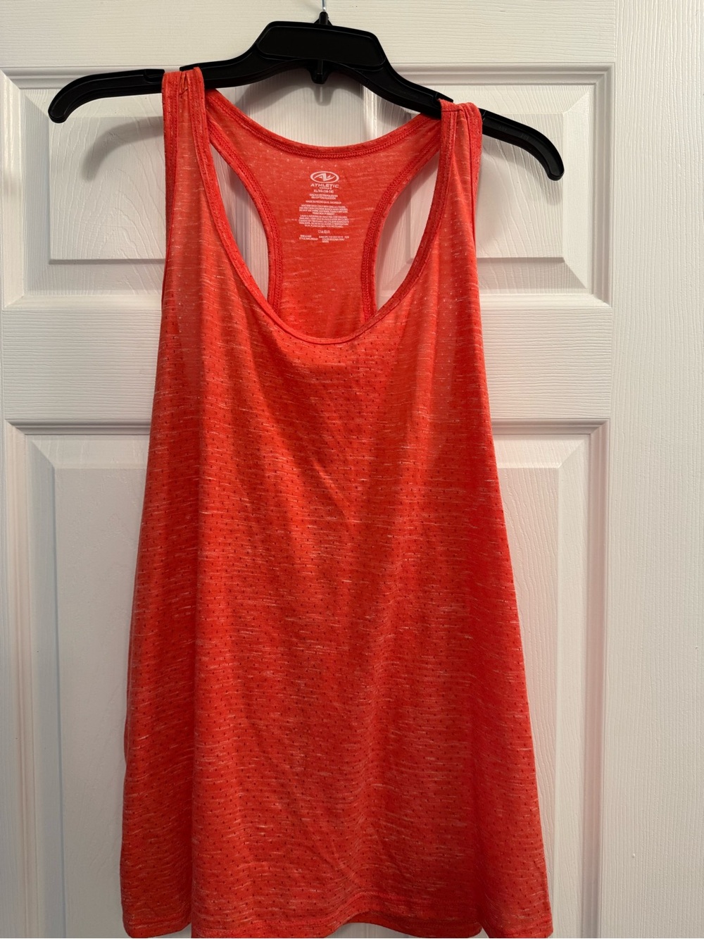 Athletic Works Racerback Tank Top - Bright Coral Orange